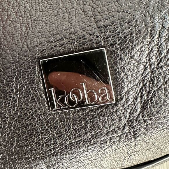 Kooba Joshua Leather Satchel Bag, Black - Picture 3 of 8